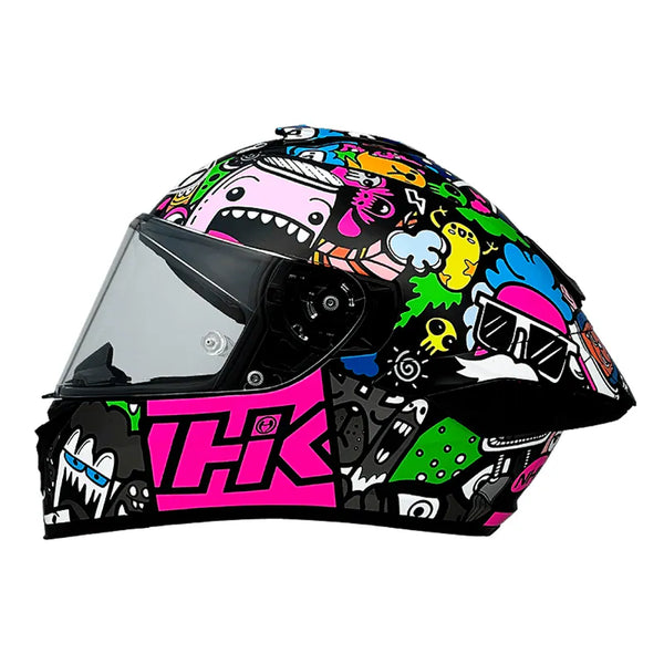 NHK K5R DOODLE - BLACK BLUE GLOSSY