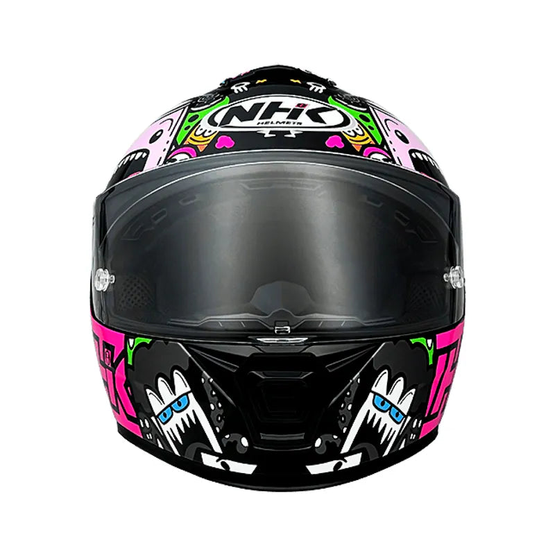 NHK K5R DOODLE - BLACK BLUE GLOSSY