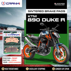 Sintered Brake Pads For KTM 890 Duke R (2023 Onwards) - Front - CB744 - 2 Sets