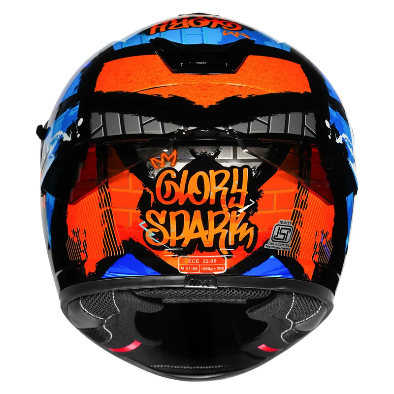 NHK K5R GLORY SPARK BLACK BLUE GLOSSY