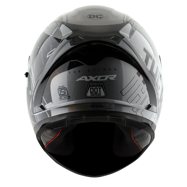 batman street bike helmet AXOR STREET DC BATMAN HELMET – HELMETWALA.COM