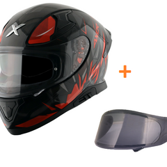 APEX HUNTER D/V BLACK ORANGE free smoke visor