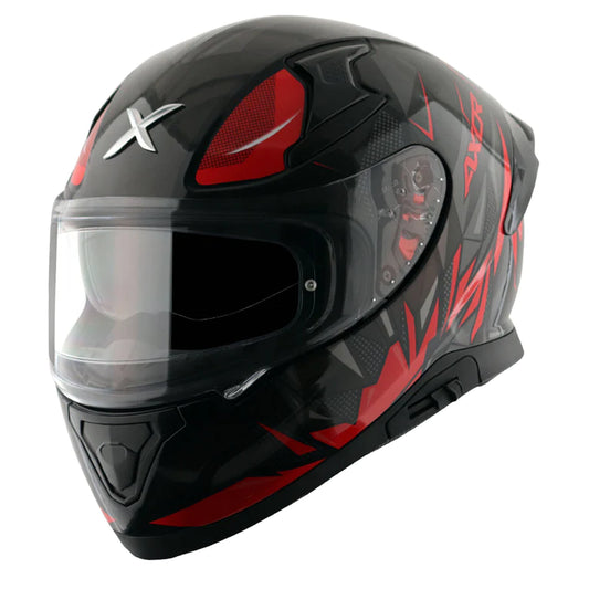 APEX HUNTER HELMET BLACK RED