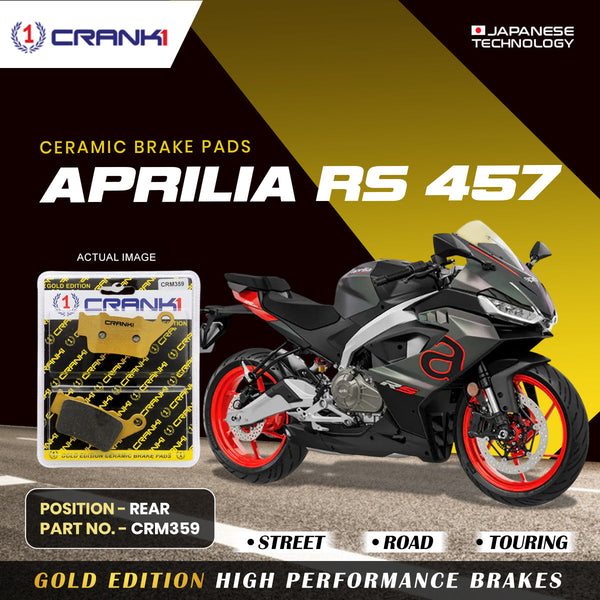 Ceramic Brake Pads For Aprilia RS 457 - Rear - CRM359 - 1 Set