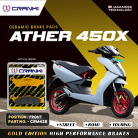 Ceramic Brake Pads For Ather 450X - Front - CRM438 - 1 Set