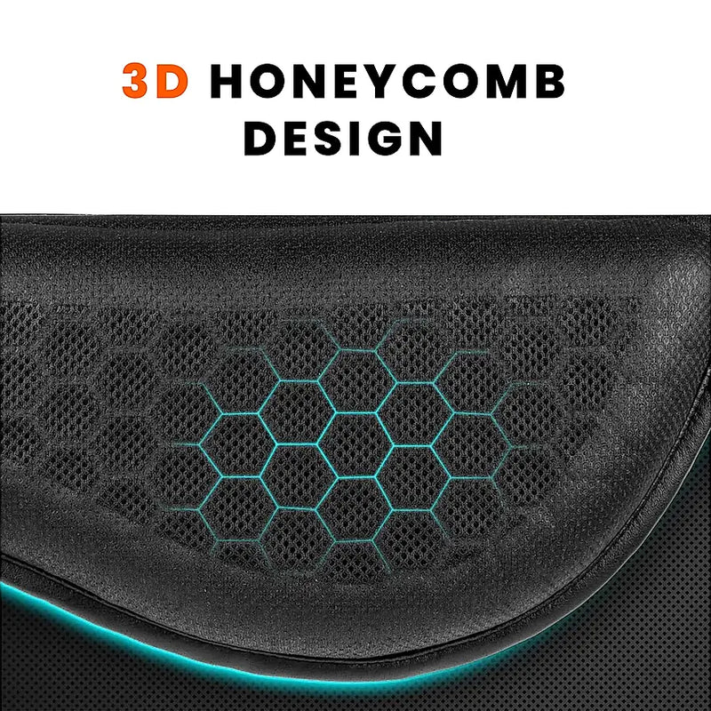 Motorcycle Honeycomb Air Gel Seat Cushion - Universal Fit