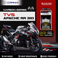 Carbon Brake Pads For TVS Apache RR 310 (2022-2023) - Front - CFB606 - 1 Set