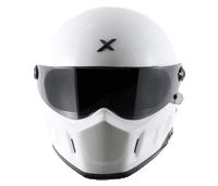 AXOR Retro Dominator Gloss White Helmet