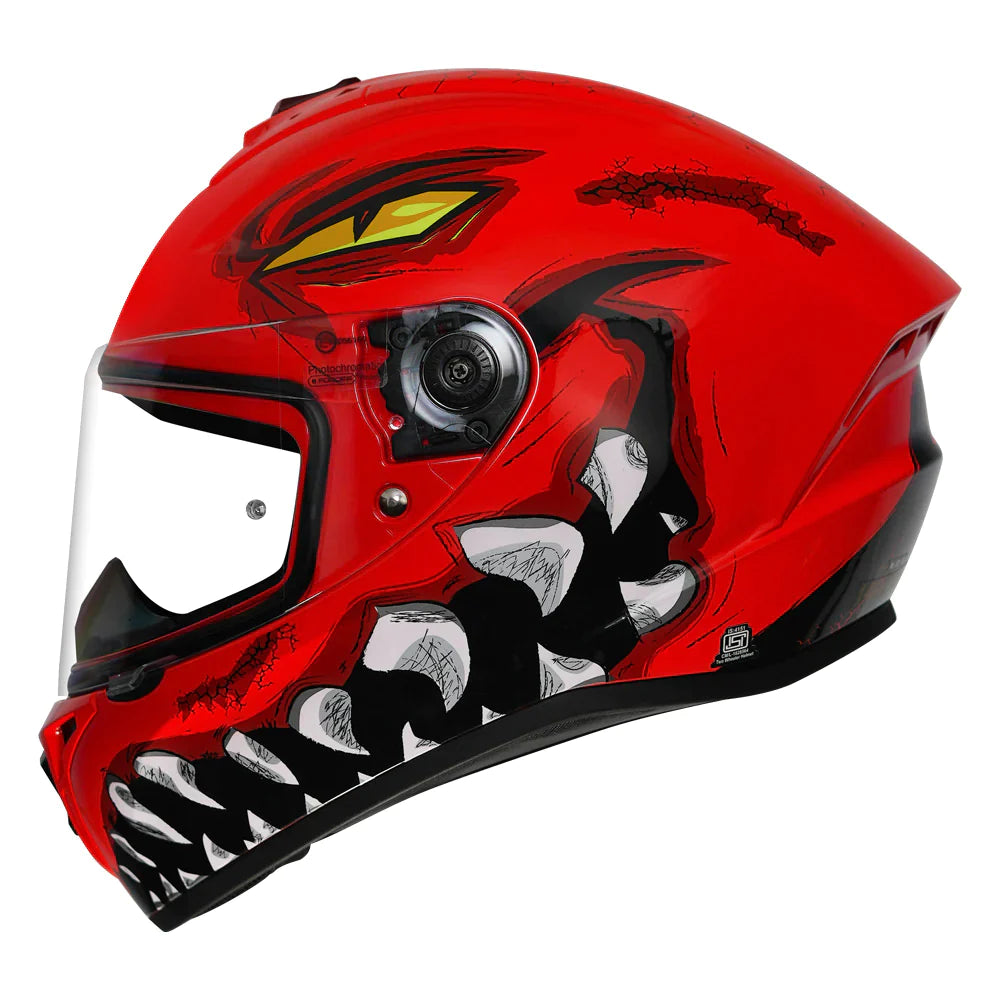 AXXIS DRAKEN FORZA HELMET WITH FREE SMOKE VISOR