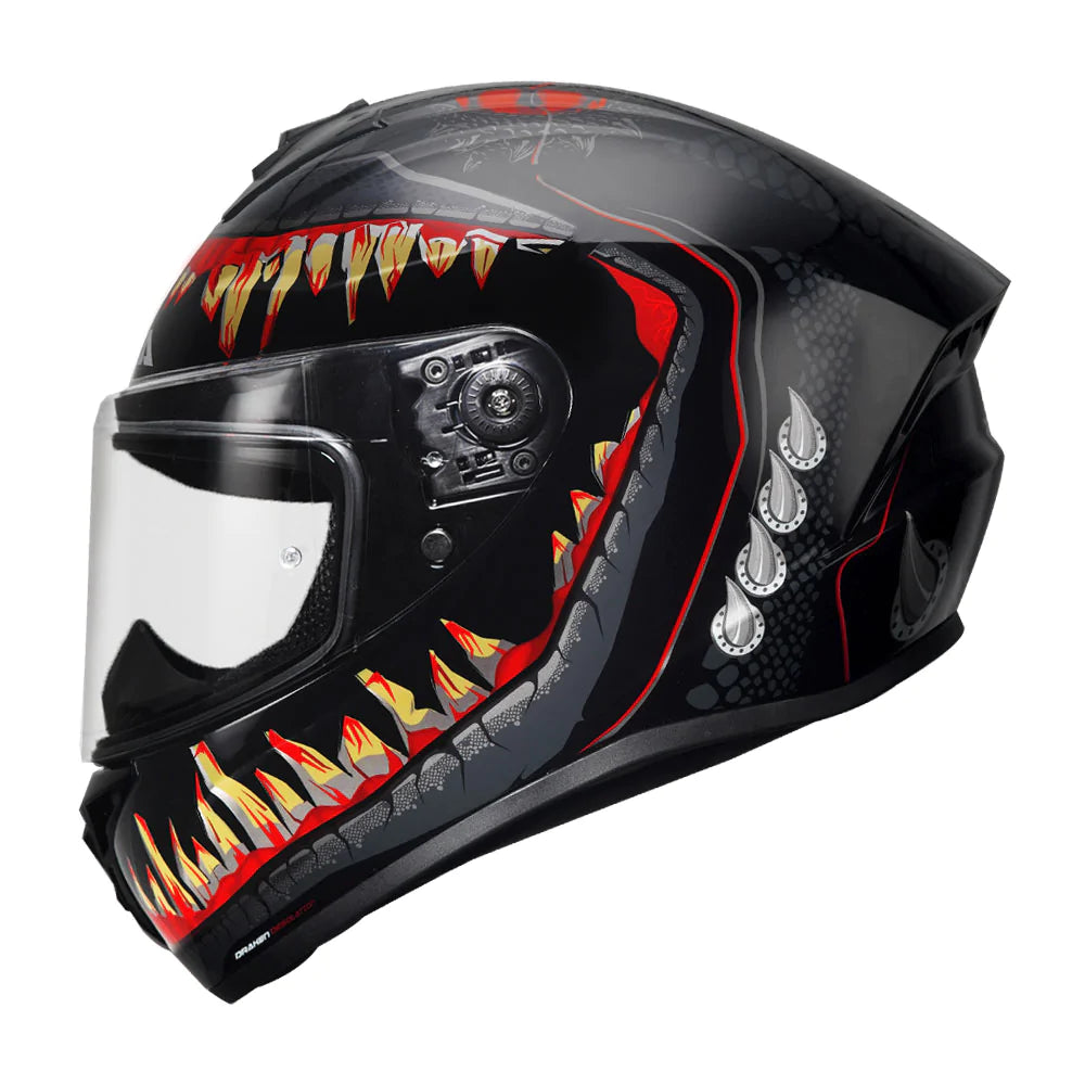 AXXIS DRAKEN S DESOLATION HELMET WITH FREE SMOKE VISOR