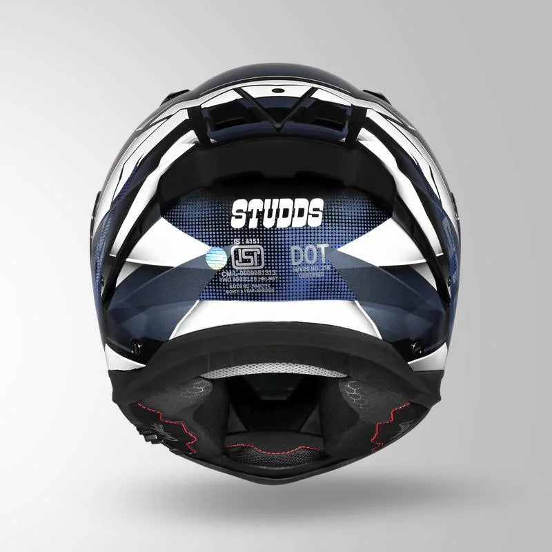 STUDDS HELIOS EFFECT BLACK / BLUE & WHITE