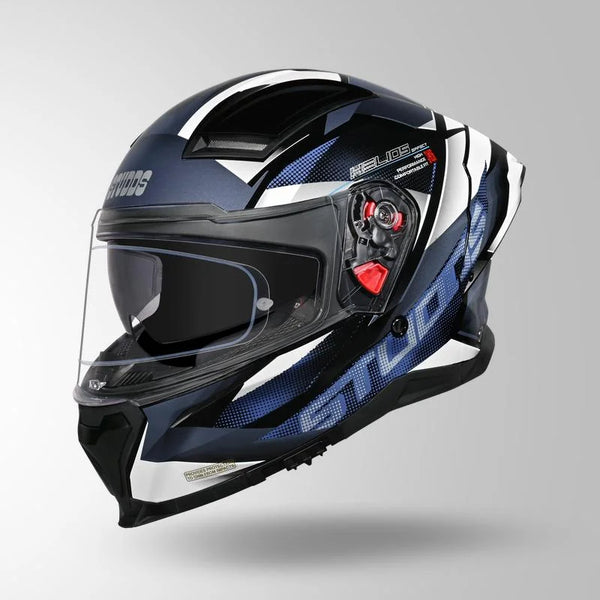 STUDDS HELIOS EFFECT BLACK / BLUE & WHITE