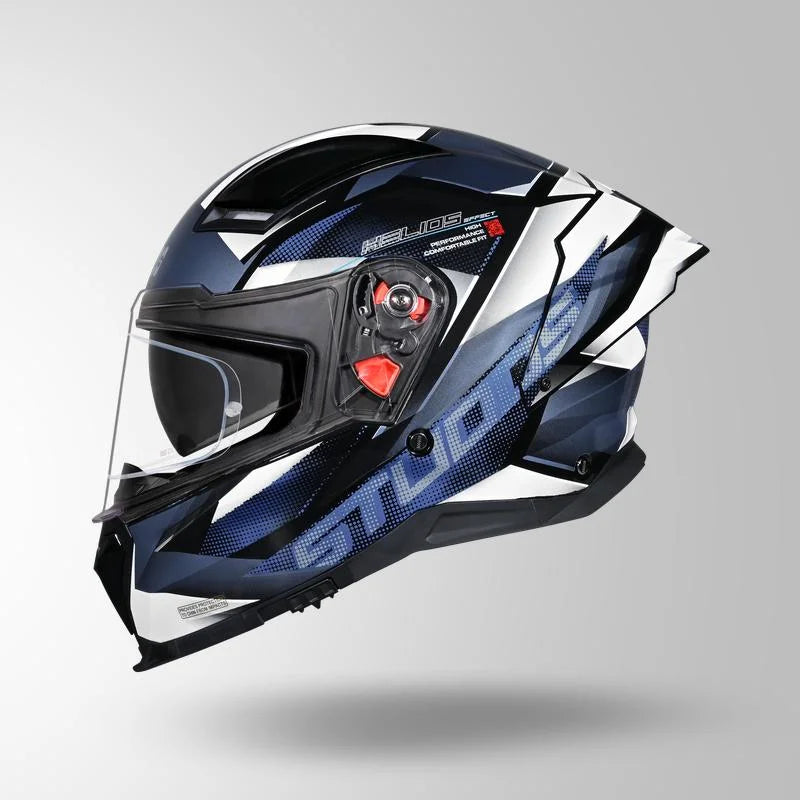 STUDDS HELIOS EFFECT BLACK / BLUE & WHITE