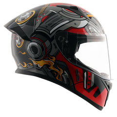 Copy of Bolt Superhero Black Red Helmet