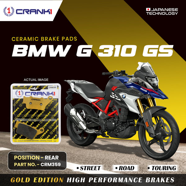 Ceramic Brake Pads For BMW G 310 GS - Rear - CRM359 - 1 Set