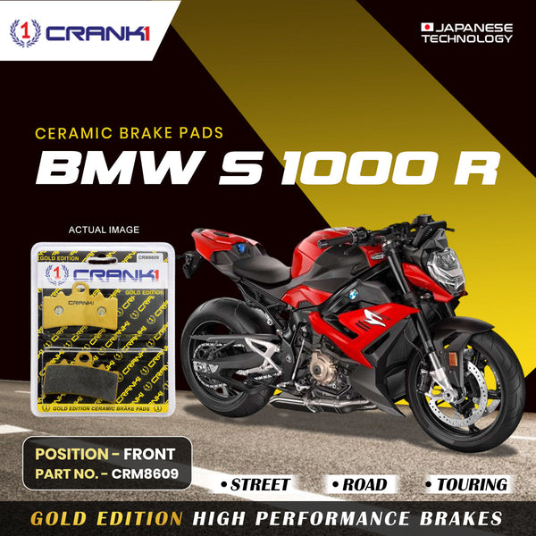 Ceramic Brake Pads For BMW S 1000 R - Front - CRM8609 - 1 Set