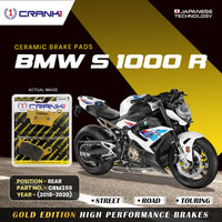 Ceramic Brake Pads For BMW S 1000 R (2018-2020) - Rear - CRM359 - 1 Set