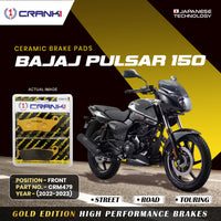 Ceramic Brake Pads For Bajaj Pulsar 150 (2022-2023) - Front - CRM479 - 1 Set