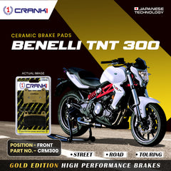 Ceramic Brake Pads For Benelli TNT 300 - Front - CRM300 - 1 Set