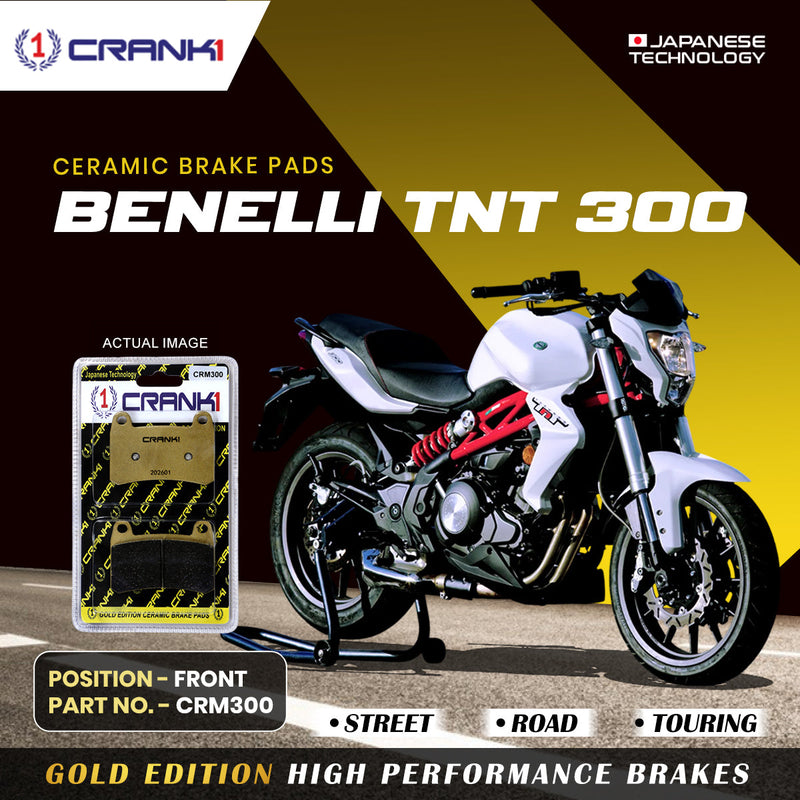 Ceramic Brake Pads For Benelli TNT 300 - Front - CRM300 - 1 Set