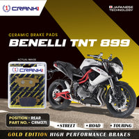 Ceramic Brake Pads For Benelli TNT 899 - Rear - CRM371 - 1 Set