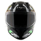 Bolt Crown Men Black Neon Green Helmet WITH BALACLAVA MASK