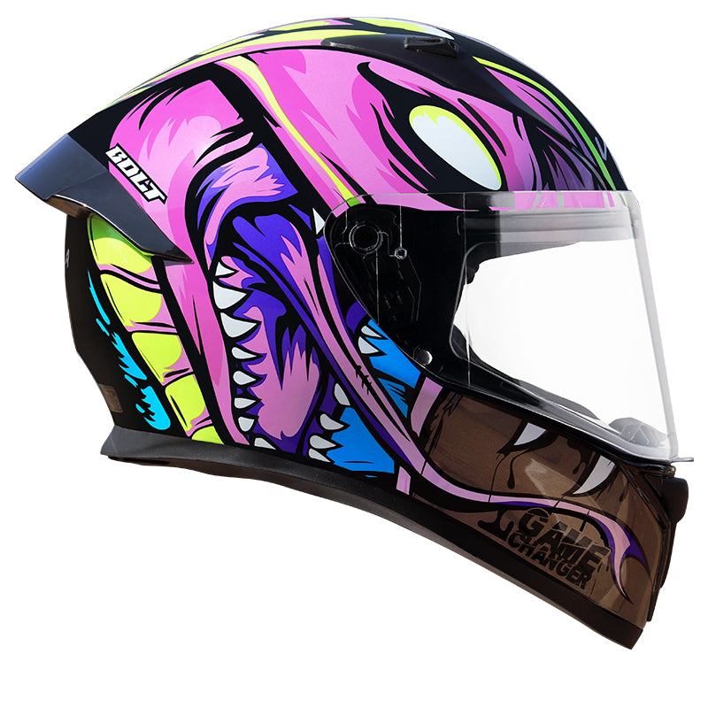 Bolt Game Changer Black Pink Helmet