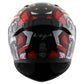 Bolt Crown Men Black Red With Free Balaclava mask