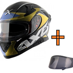 APEX CHROMTECH BLACK BLUE free smoke visor