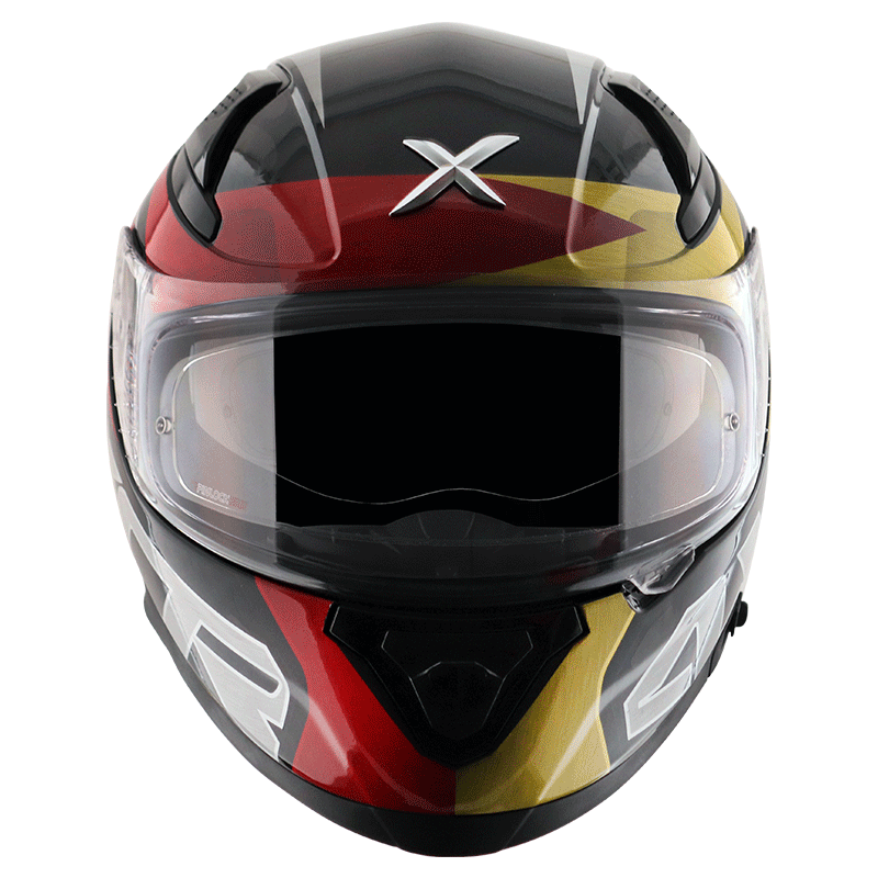 APEX CHROMTECH BLACK RED free smoke visor