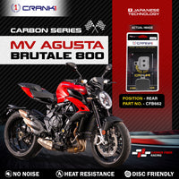 Carbon Brake Pads For MV Agusta Brutale 800 - Rear - CFB662 - 1 Set
