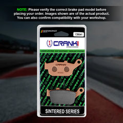 Sintered Brake Pads For Zontes 350T Adventure (2023 Onwards) - Rear - CB041 - 1 Set