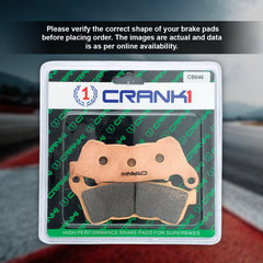 Sintered Brake Pads For Harley Davidson Roadster (2018) - Front - CB046 - 2 Sets