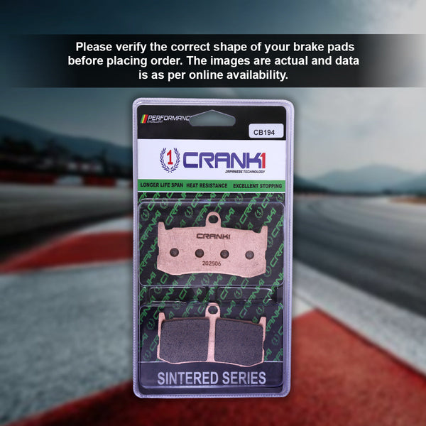Sintered Brake Pads For Triumph Daytona 675 (2013-2017) - Front - CB194 - 2 Sets Required