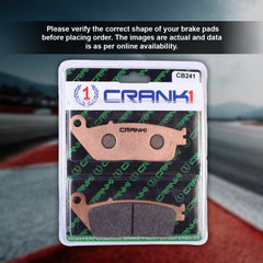 Sintered Brake Pads For Triumph Tiger 800 XR (2015-2018) - Front - CB241 - 2 Sets