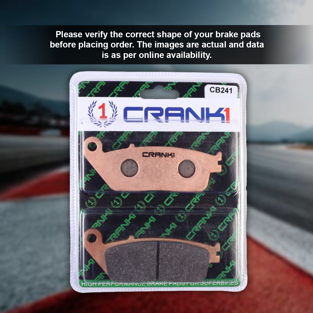 Sintered Brake Pads For Kawasaki Z650 (2017 Onwards) - Front - CB241 - 2 Sets Required