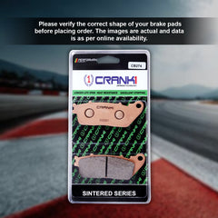 Sintered Brake Pads For Honda CB1000R (2013) - Rear - CB274 - 1 Set
