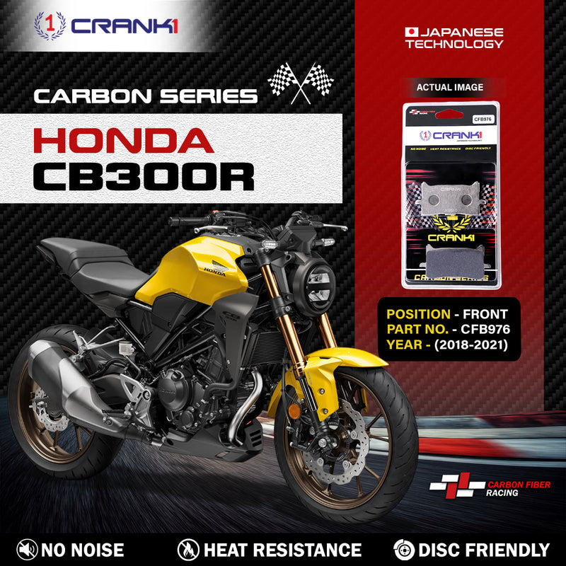 Carbon Brake Pads For Honda CB300R (2018-2021) - Front - CFB976 - 1 Sets