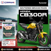 Sintered Brake Pads For Honda CB300R (2018-2021) - Rear - CB694 - 1 Set