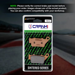 Sintered Brake Pads For Triumph Street Triple 765 RS (2018-2023) - Rear - CB312 - 1 Set | High Performance | Superior Stopping Power | Heat Resistant | Long Life