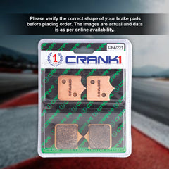 Sintered Brake Pads For Triumph Speed Twin 1200 (2019-2020) - Front - CB4/223 - 2 Sets