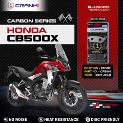 Carbon Brake Pads For Honda CB500X (2019-2023) - Front - CFB691 - 1 Set