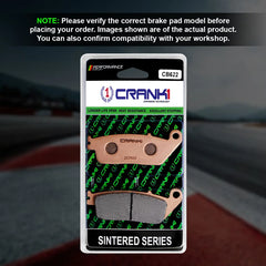 Sintered Brake Pads For Suzuki V-Strom 800DE (2024 Onwards) - Front - CB622 - 2 Sets | High Performance | Superior Stopping Power | Heat Resistant | Long Life