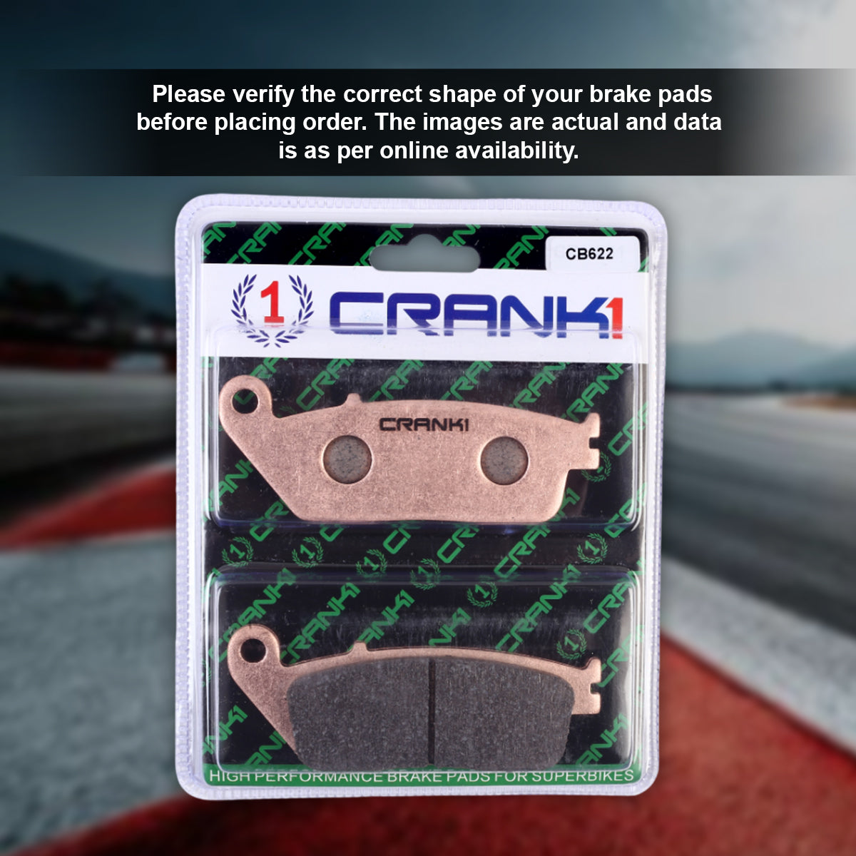 Sintered Brake Pads For Triumph Trident 660 (2021 Onwards) - Front - CB622 - 2 Sets