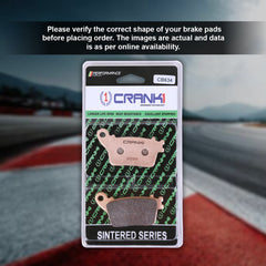 Sintered Brake Pads For Honda CBR 1000 RR Fireblade SP (2017-2019) - Rear - CB634 - 1 Set
