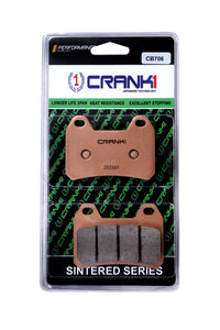 SINTERED FRONT BRAKE PAD FOR BENELLI TNT 1130 (2005-2014) CB706-(2 SETS)