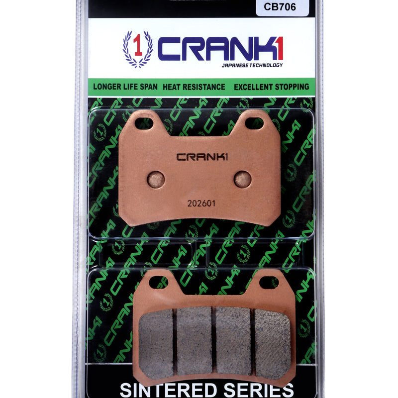 SINTERED FRONT BRAKE PAD FOR TRIUMPH Daytona 675 (2024-2026) CB706-(2 SETS)