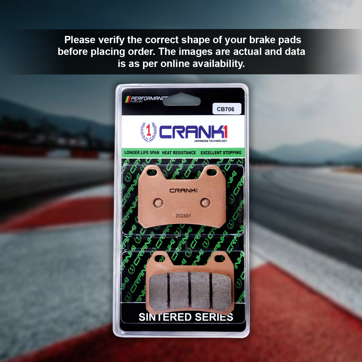 Sintered Brake Pads For KTM 790 Duke (2018 Onwards) - Front - CB706 - 2 Sets