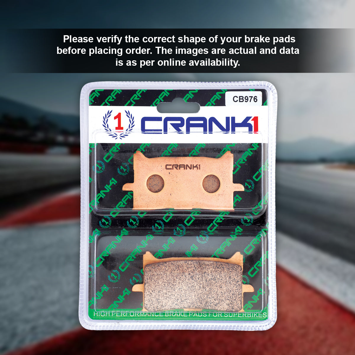 Sintered  Brake Pads For Honda Africa Twin (2016-2019) - Front - CB976 - 2 Sets