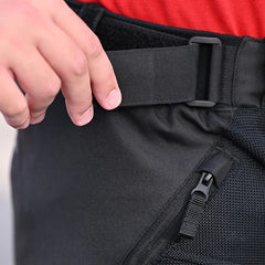 LS2 COMO AIR PANT - BLACK DARK GREY (SHORT) - CE CLASS A CERTIFIED
